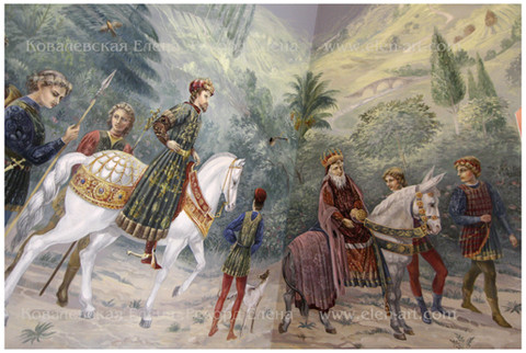 роспись фреска,бенаццо гоцолли,роспись стен,художник Ковалевская