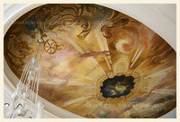 роспись потолка,необычная роспись потолка,сюрреализм,роспись потолка Ковалевской Елены 